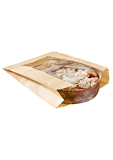 Panel Pastry Bag with PET Window #1122